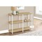 Monarch Specialties Accent Table, Console, Entryway, Narrow, Sofa, Living Room, Bedroom, Metal, Laminate, Natural, White I 2222 - alternate 2